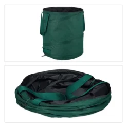 Trädgårdsavfallspåseset, 48x40 cm, Grön