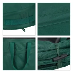 Trädgårdsavfallspåseset, 55x45 cm, Grön