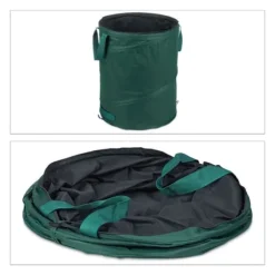 Trädgårdsavfallspåseset, 55x45 cm, Grön