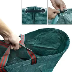 Trädgårdsavfallssäck - laoonl - 272 L - Polypropen - Rivsäkra - Fällbar