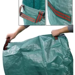 Trädgårdsavfallssäck - laoonl - 272 L - Polypropen - Rivsäkra - Fällbar