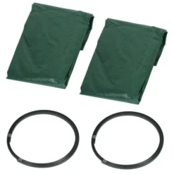 Trädgårdsavfallssäckar - miniClover - 272L - Grön och svart - 65x65x74cm - Stort kapacitet