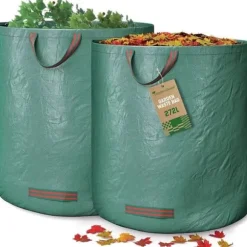 Trädgårdsavfallssekk - Ej specificerad - 272L - Handtag - UV-beständig - Vattentät