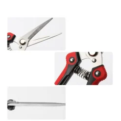 Trädgårdsbeskärningssax (röd och silver)