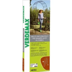 Trädgårdsbåge i stål för klängväxter Anthracite Verdemax 3417