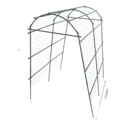 Trädgårdsbåge, Klätterspaljé, Hållbar Dekoration,Svart