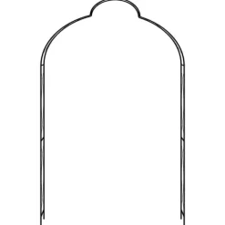 Trädgårdsbåge 150x34x240 cm järn - Trädgårdsbåge - Rosenbåge - Home & Living