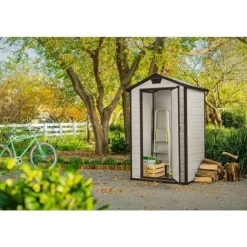 Trädgårdsbod - Keter - Herrgård - Armerad harts - 4x3m - Med fönster