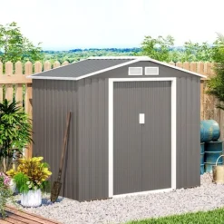 Trädgårdsbod, 213x130x185 cm, Grön