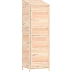 Trädgårdsbod 55x52x174,5 cm massivt granträ