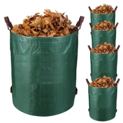 Trädgårdsäckar - Ej specificerad - 4x272L - Vattentät - Rivtålig - Återanvändbar