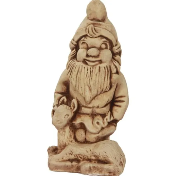 Trädgårdsfigur av en hjortälva