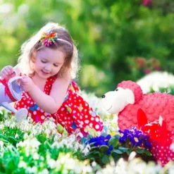 Trädgårdsfigur, Får, 33x24x44 cm