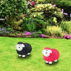 Trädgårdsfigur, Får, 33x24x44 cm