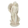 Trädgårdsfigur, Stående Ängel, 46.5x23x14 cm, Vit