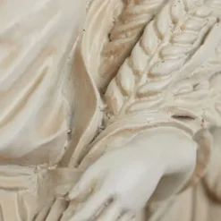 Trädgårdsfigur, Stående Ängel, 46.5x23x14 cm, Vit