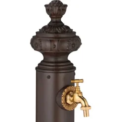 Trädgårdsfontän, 87x20,5x24 cm, Guld