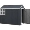 Trädgårdsförråd, 259x172x222 cm, Grå