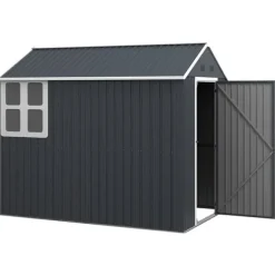 Trädgårdsförråd, 259x172x222 cm, Grå