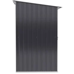 Trädgårdsförråd, 100x103x160 cm, Mörkgrå