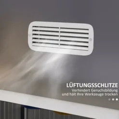 Trädgårdsförråd, 238x132x198,5 cm, Mörkgrå