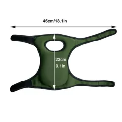 Trädgårdsknäskydd med justerbara remmar och stötdämpning