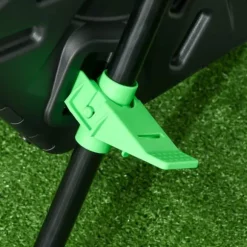 Trädgårdskompost - Roterande komposttumbler - Dubbelkammare - 130 l - Metall - 67 x 60 x 77 cm - Svart