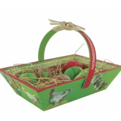 Trädgårdskorg - MEGACREA DIY - Trä - 26.5 x 19.5 x 5.5 cm - Anpassningsbar - Rektangulär