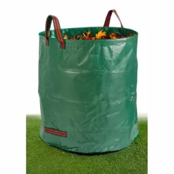 Trädgårdskorg för löv 272 l Plonos PL-524 grön
