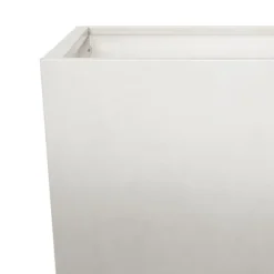 Trädgårdskrukor 2-pack i rostfritt stål | Storlek: 45x45x75 cm | Färg: Silver