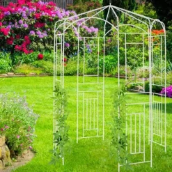 Trädgårdspaviljong, Metall, 250x160x160 cm