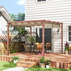 Trädgårdspaviljong, 299x296x232 cm, Naturträ