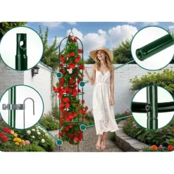 Trädgårdspergolapelare 200 cm Plonos PL-992