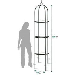 Trädgårdspergolapelare 200 cm Plonos PL-992