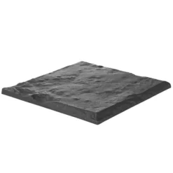 Trädgårdsplattor, 39,5x39,5x2,6 cm, Grå, Plast