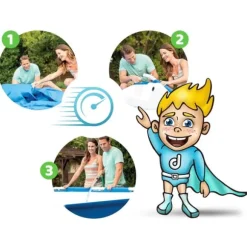 Trädgårdspoolram 366 x 76 cm 7-i-1 Bestway 56681