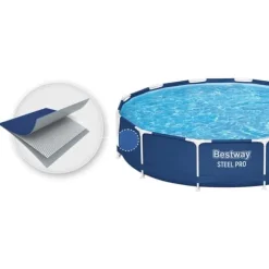 Trädgårdspoolram 366 x 76 cm 7-i-1 Bestway 56681