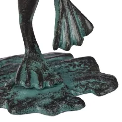 Trädgårdsprydnad, Groda, 30x22x10 cm, Grön