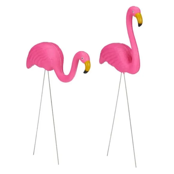 Trädgårdsprydnad Set, Flamingo, 70x31,5x7,5 cm, Rosa