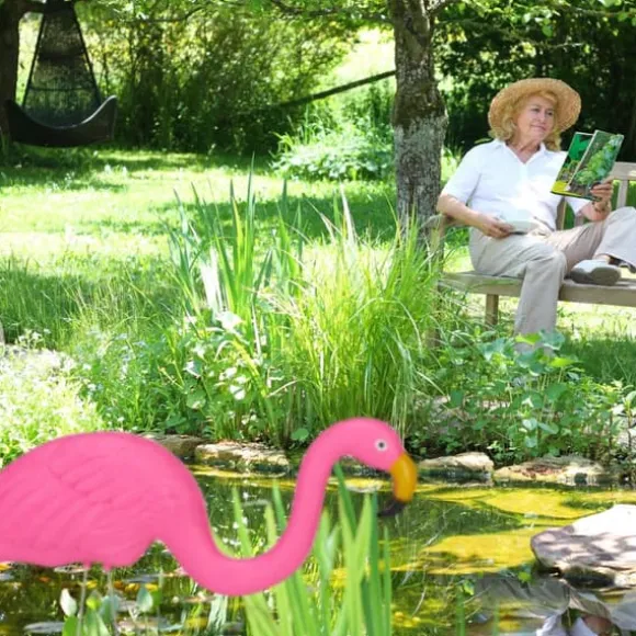 Trädgårdsprydnad Set, Flamingo, 70x31,5x7,5 cm, Rosa