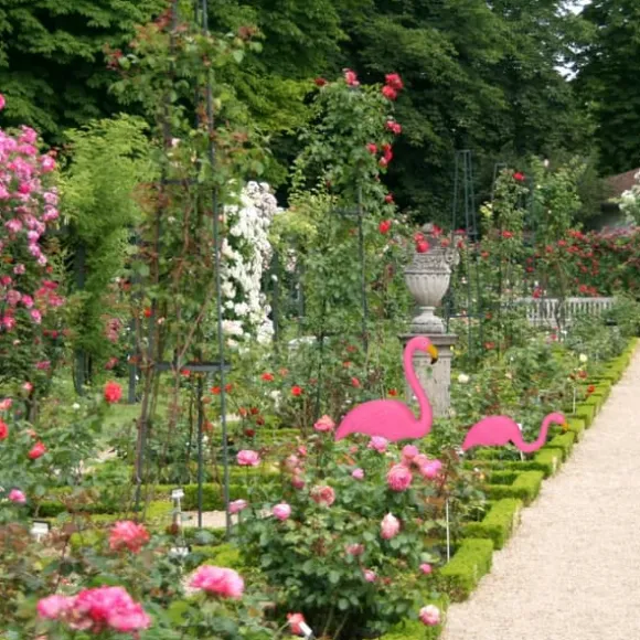 Trädgårdsprydnad Set, Flamingo, 70x31,5x7,5 cm, Rosa