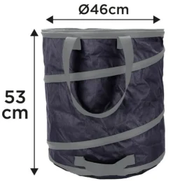 TRÄDGÅRDSSÄCKA 85 LITER, LÅNGA HANDTAG, VIKBAR, 180G/M2 - T N15-960