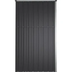 Trädgårdsskjul antracit 161x89x161 cm galvaniserat stål - Redskapsbod - Redskapsbodar - Home & Living