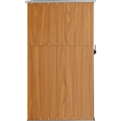 Trädgårdsskjul brun 88x89x161 cm galvaniserat stål - Redskapsbod - Redskapsbodar - Home & Living