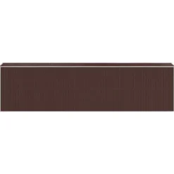 Trädgårdsskjul i mörkbrun galvaniserat stål - Förvaring för redskap | Storlek: 192x772x223 cm | Färg: Mörkbrun