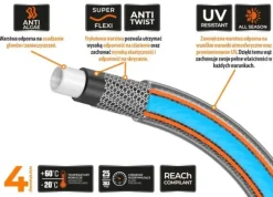 Trädgårdsslang ""PROFESSIONAL- EXTRA FLEX"" FI 1/2". 20m / TEGER