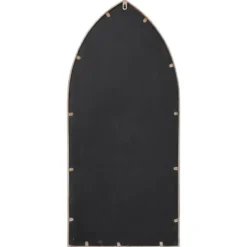 Trädgårdsspegel sand 70x30 cm järn för utomhusbruk