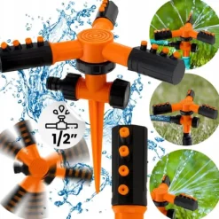 Trädgårdsspridare, driven, roterande, trearmad, VERGIONIC sprinkler