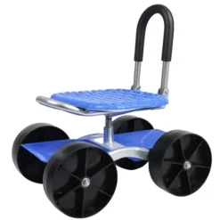 Trädgårdsstol, Justerbar Höjd, Ergonomisk Design,Blå