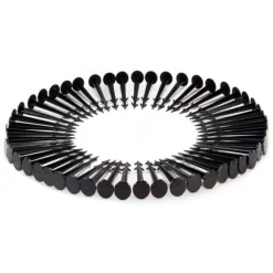 Trädgårdstextil 1,6 m x 50 m 90 g/m2 + 100 Plonos-nålar - svart och grön